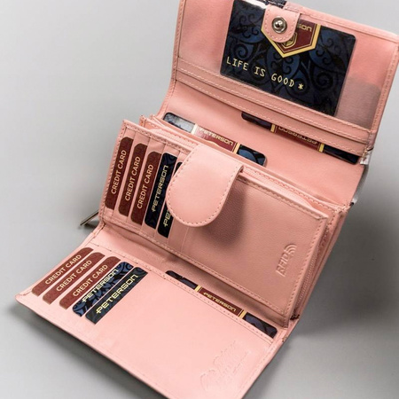 Portfel damski skóra naturalna skórzany Peterson