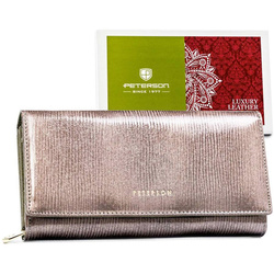 Portfel damski skórzany skóra naturalna  Peterson