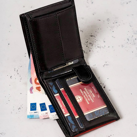 Portfel męski skórzany skóra naturalna  Peterson