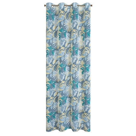 ZASŁONA GOTOWA LENA 140 X 250 CM TURKUSOWY