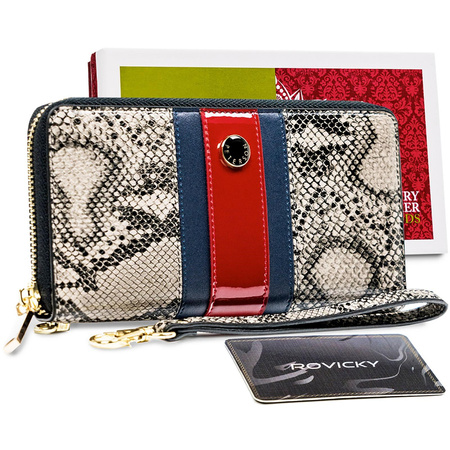 Portfel damski skórzany skóra naturalna  Peterson