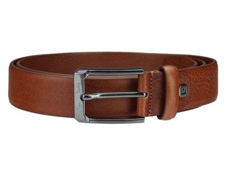 Pasek męski skórzany skóra naturalna Pierre Cardin