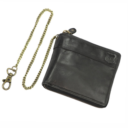 Portfel męski skórzany skóra naturalna Route 66 