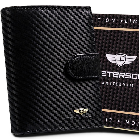 Portfel męski skórzany skóra naturalna Peterson