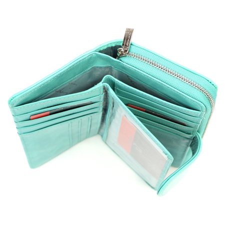 Portfel damski skóra naturalna + skóra ekologiczna Pierre Cardin