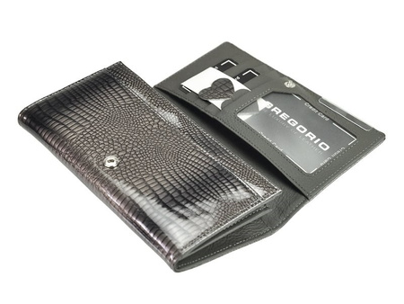 Portfel damski skórzany skóra naturalna Gregorio