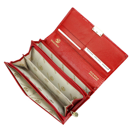 Portfel damski skórzany skóra naturalna Gregorio