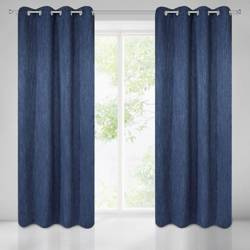 ZASŁONA GOTOWA ROSSIE 140 X 250 CM GRANATOWY