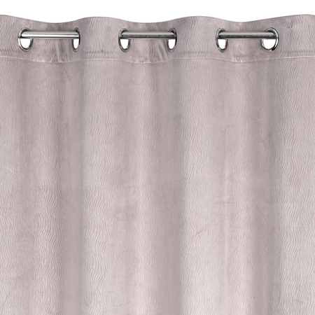 ZASŁONA GOTOWA LILI 140 X 250 CM PUDROWY RÓŻ