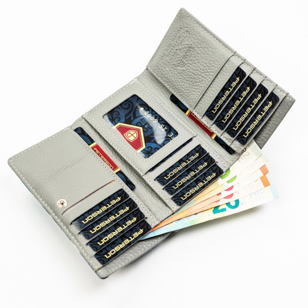 Portfel damski skóra naturalna skórzany Peterson