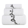KOMPLET RĘCZNIKÓW 3 56 X 36 X 7 CM BIAŁY