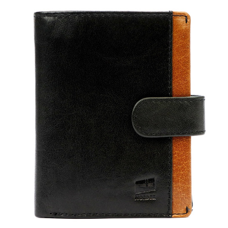 Portfel męski skórzany skóra naturalna Nordee