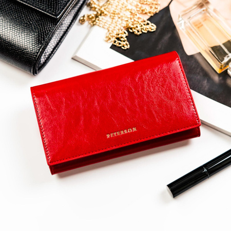 Portfel damski skórzany skóra naturalna Peterson