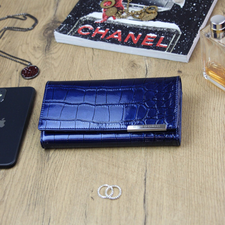 Portfel damski skórzany skóra naturalna Gregorio 