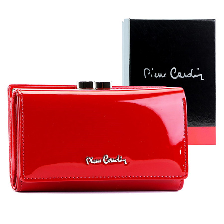Portfel damski skóra naturalna + skóra ekologiczna Pierre Cardin