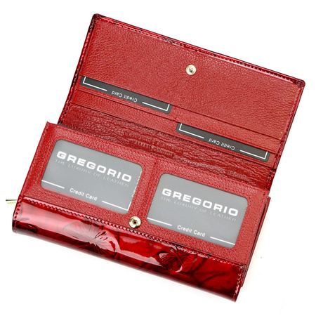 Portfel damski skórzany skóra naturalna Gregorio 