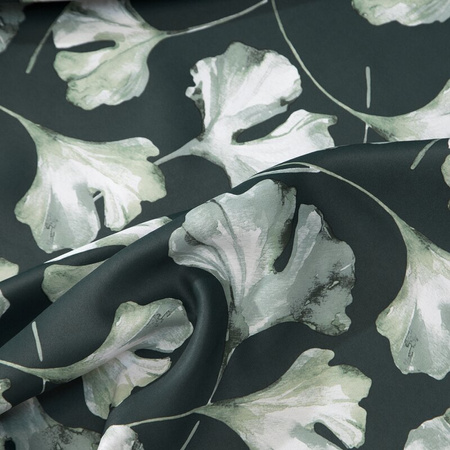 ZASŁONA GOTOWA D91 AIDA 140X250 CM CIEMNOZIELONY