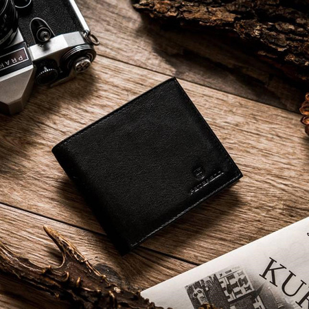 Portfel męski skórzany skóra naturalna  Peterson