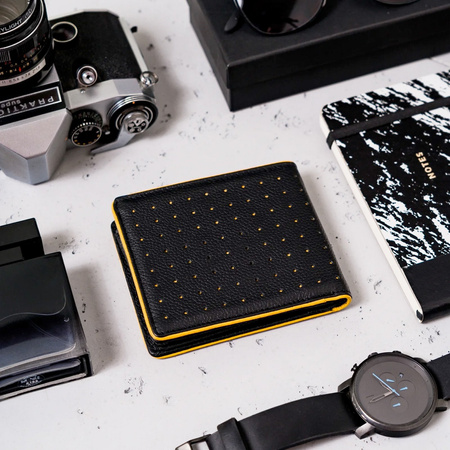 Portfel męski skórzany skóra naturalna  Peterson