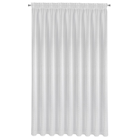 FIRANA GOTOWA SIBEL NA TAŚMIE 400 X 250 CM BIAŁY