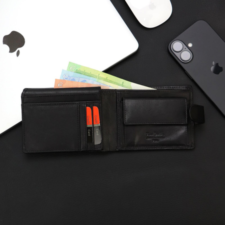 Portfel męski skórzany skóra naturalna Pierre Cardin