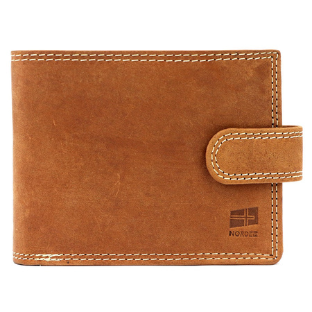 Portfel męski skórzany skóra naturalna Nordee 