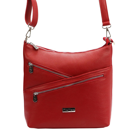 MiaMore torebka listonoszka skóra naturalna beżowy