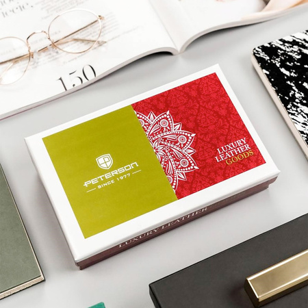 Portfel damski skórzany skóra naturalna  Peterson