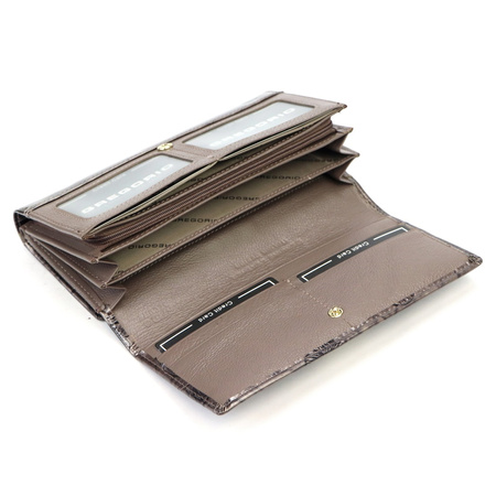 Portfel damski skórzany skóra naturalna Gregorio 