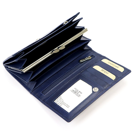 Portfel damski skórzany skóra naturalna El Forrest 