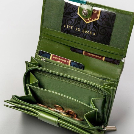 Portfel damski skórzany skóra naturalna  Peterson