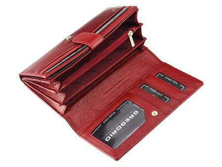 Portfel damski skórzany skóra naturalna Gregorio 