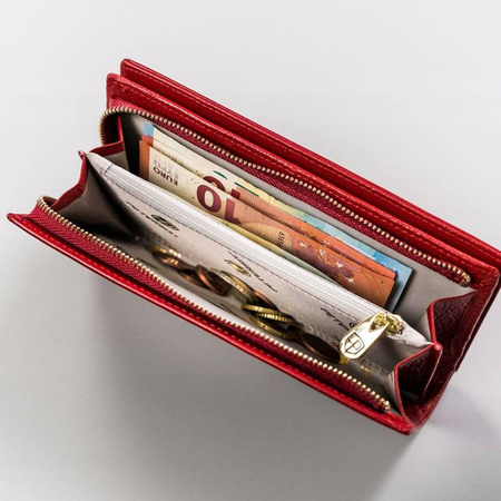 Portfel damski skórzany skóra naturalna  Peterson 