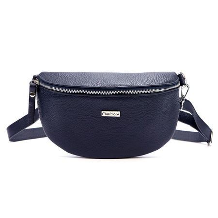 Torebka torebki nerka saszetka skórzana skóra naturalna MiaMore damska 