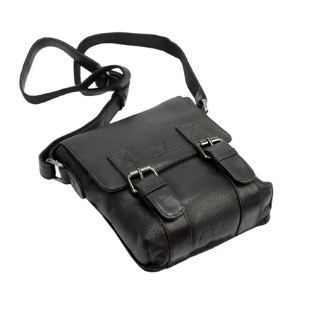 Torba saszetka listonoszka męska na ramię skórzana skóra naturalna Money Kepper