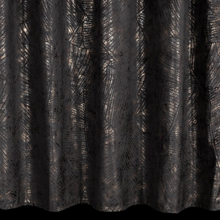 ZASŁONA GOTOWA TULIA NA TAŚMIE 135 X 270 CM CZARNY