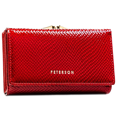 Portfel damski skóra naturalna skórzany Peterson