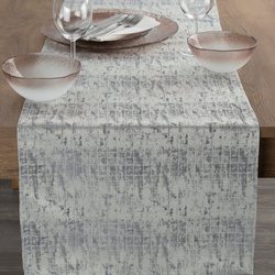 OBRUS ALINA 40 X 140 CM SREBRNY