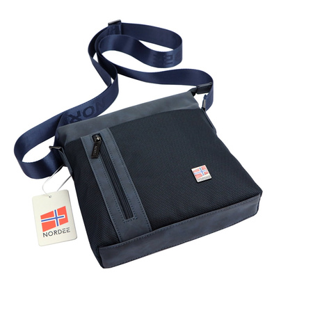 Torba saszetka na ramię męska materiałowa Nordee 