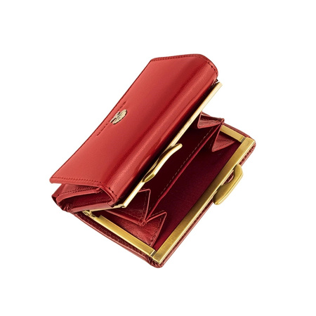 Portfel damski skórzany skóra naturalna Luxury 