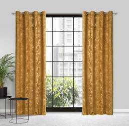 ZASŁONA GOTOWA LIVIA 140 X 250 CM ZŁOCISTY