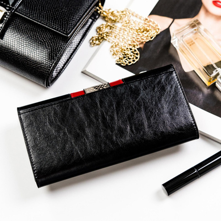 Portfel damski skóra naturalna skórzany Peterson