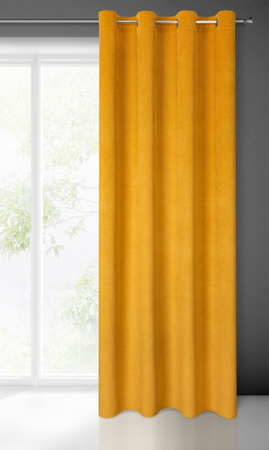 ZASŁONA GOTOWA ELIZA 140 X 250 CM MUSZTARDOWY