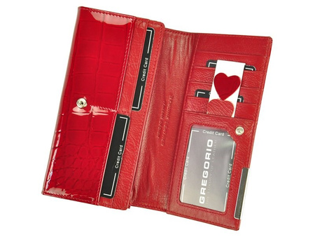 Portfel damski skórzany skóra naturalna Gregorio 