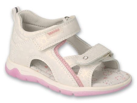 Befado - Obuwie dziecięce sandałki dla dziewczynki różowe 