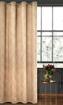 ZASŁONA GOTOWA GOJA 140 X 250 CM BEŻOWY