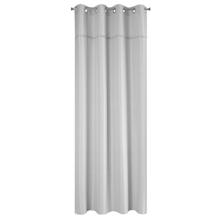 ZASŁONA GOTOWA DEFNE 135 X 260 CM STALOWY