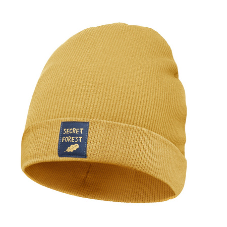 Czapka sci SECRET FOREST żółty,liski 86/92