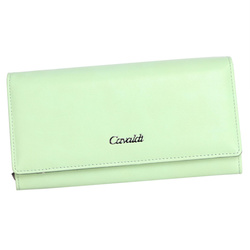 Portfel damski skórzany skóra naturalna + skóra ekologiczna Cavaldi