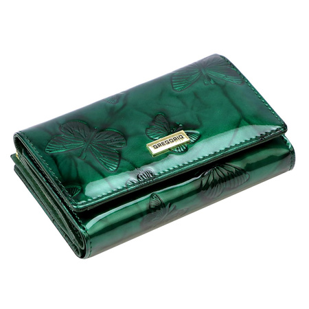 Portfel damski skóra naturalna skórzany Gregorio 